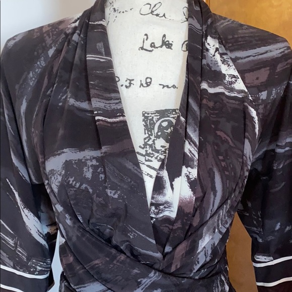 BCBG Gray and Black Dress - Picture 7 of 8